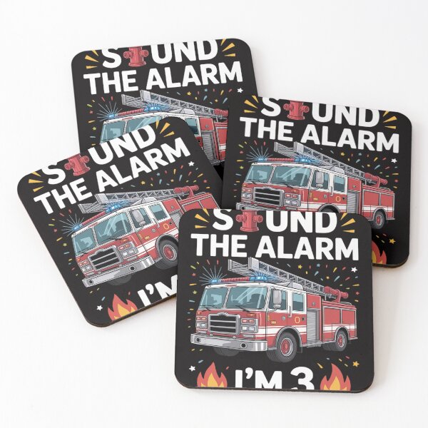 Item preview, Fire Truck 3rd Birthday Boy Firefighter 3 Year Old designed and sold by rutimenta.
