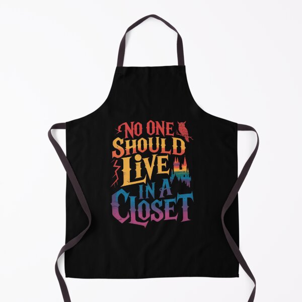 Item preview, LGBT Gay Pride Rainbow No One Should Live In A Closet designed and sold by Morphologiona.