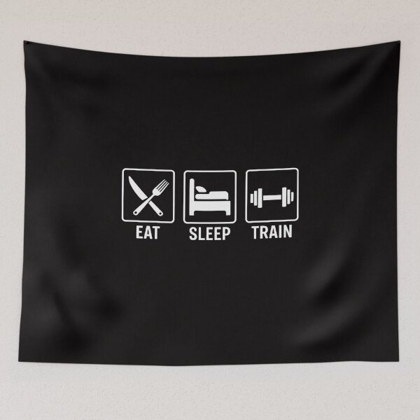 Item preview, Eat sleep train barbells designed and sold by rutimenta.
