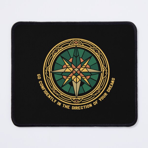 Item preview, Go Confidently Compass - Geometric Art designed and sold by Geometricae.