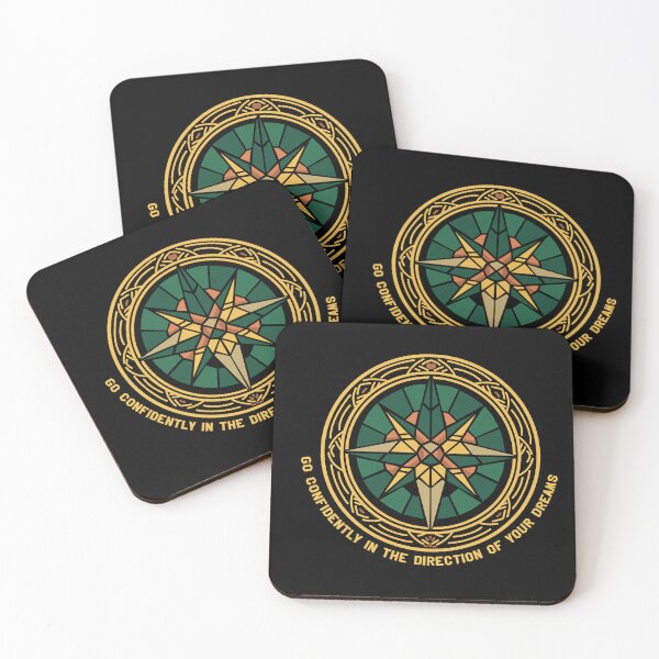 Item preview, Go Confidently Compass - Geometric Art designed and sold by Geometricae.