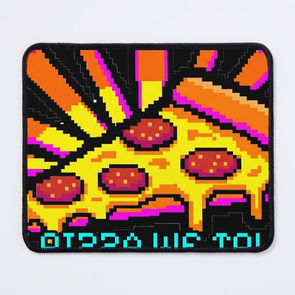 Item preview, Funny "In Pizza We Trust" Retro Pixel Art Sticker designed and sold by ClubChaos.