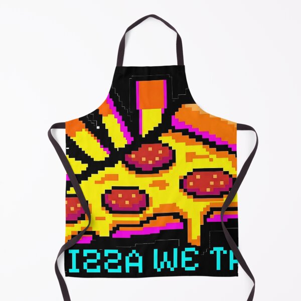 Item preview, Funny "In Pizza We Trust" Retro Pixel Art Sticker designed and sold by ClubChaos.