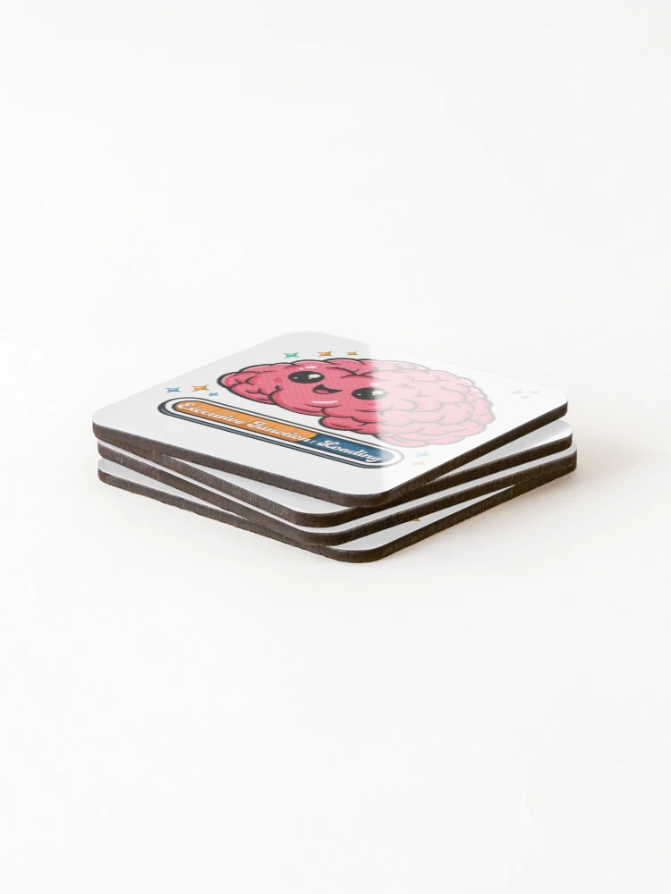 Thumbnail 4 of 5, Coasters (Set of 4), Executive Function: Loading designed and sold by BioBloomStudio.