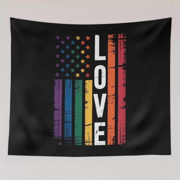 Item preview, Gay Pride LGBT Rainbow Flag Gay Love designed and sold by Morphologiona.