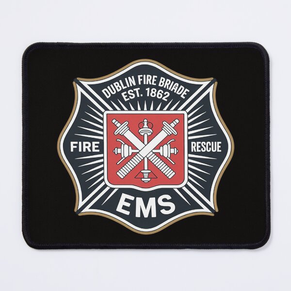 Item preview, Dublin Fire Brigade Irish Firefighter Fire Department designed and sold by rutimenta.