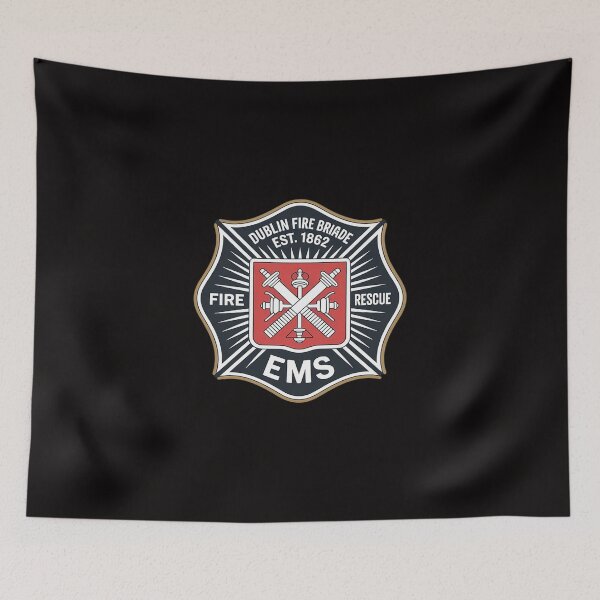 Item preview, Dublin Fire Brigade Irish Firefighter Fire Department designed and sold by rutimenta.