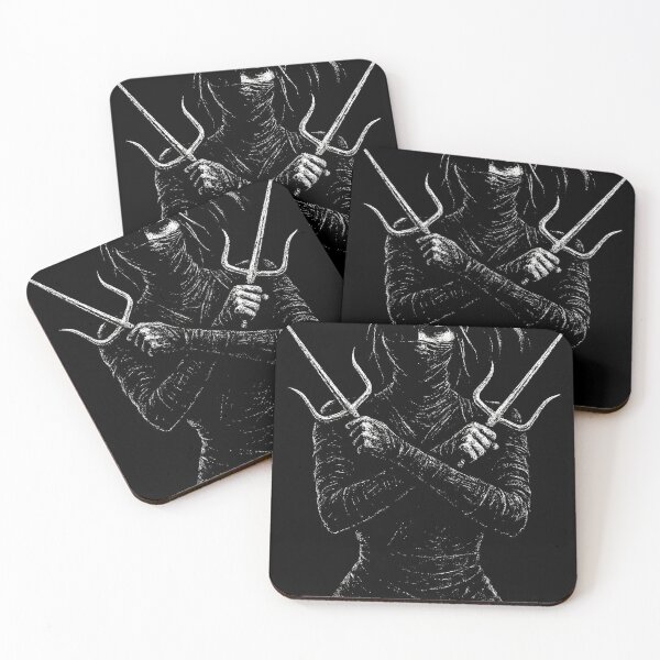 Item preview, Dark Ninja Girl – Gothic Assassin Illustration designed and sold by Mortisigil.