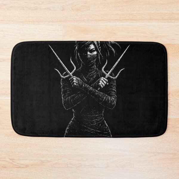 Item preview, Dark Ninja Girl – Gothic Assassin Illustration designed and sold by Mortisigil.
