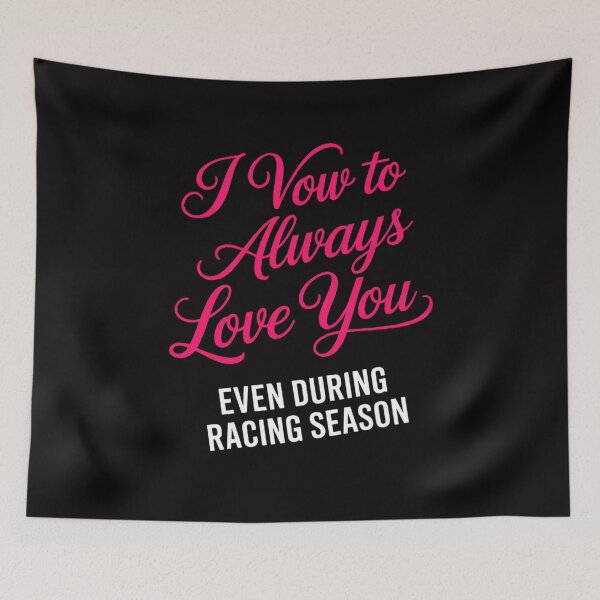 Item preview, Drag Racing Wife Vow To Love You Racing Season designed and sold by rutimenta.