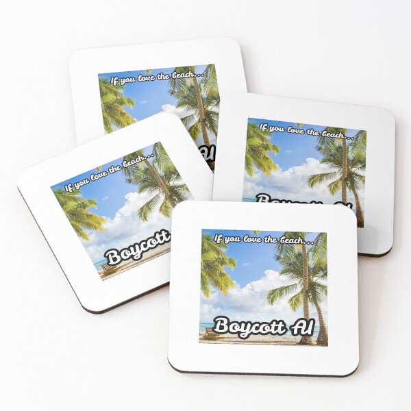 Item preview, If you love the beach, boycott AI  designed and sold by Designs4Better.