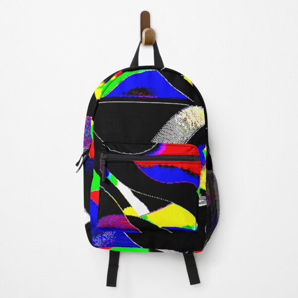 Item preview, prismatic rhythm dark electrize 3 colorful geometric abstract design designed and sold by SmashingDeals.