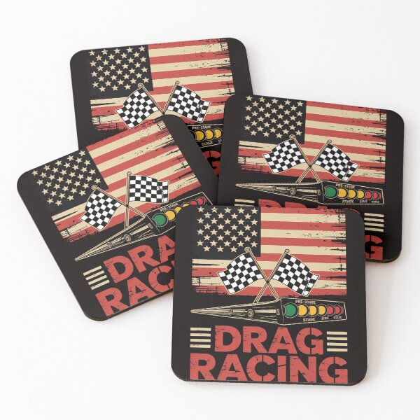 Item preview, Drag Racing US Flag Dragstrip designed and sold by RONALPARAD.