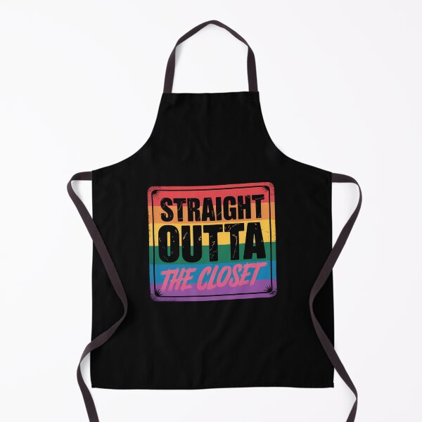 Item preview, Straight Outta the Closet - LGBT Gay Pride designed and sold by Morphologiona.