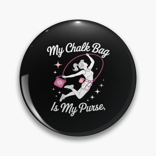 Artikelvorschau, Meine Chalk Bag ist meine Handtasche Climber Chic Script entworfen und verkauft von Tatianamiobi.