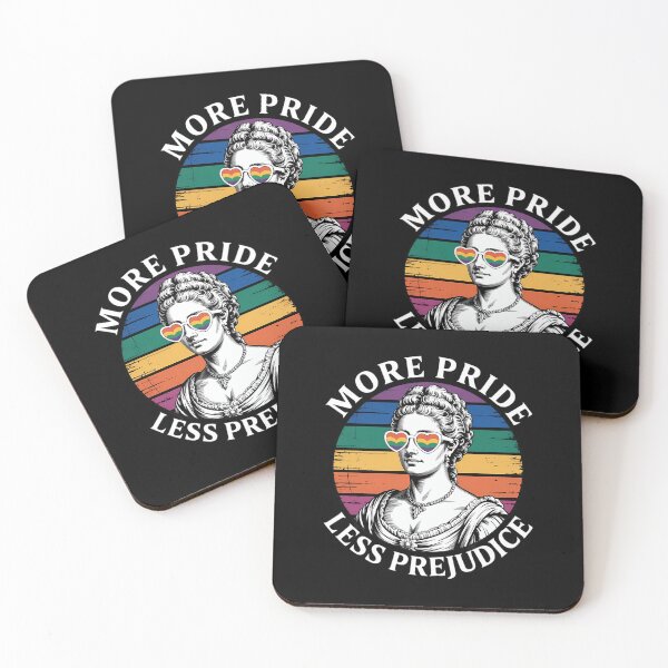 Item preview, More Pride Less Prejudice Pride Month LGBTQ Gay Lesbian designed and sold by Morphologiona.