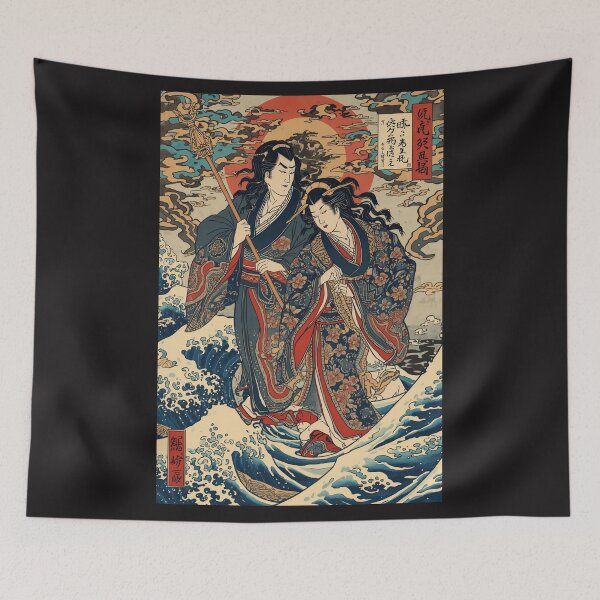 Item preview, Izanagi and Izanami designed and sold by YATAGARASU115.