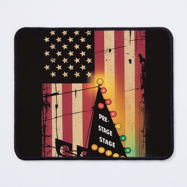 Item preview, Drag Racing Race Car American Flag designed and sold by RONALPARAD.