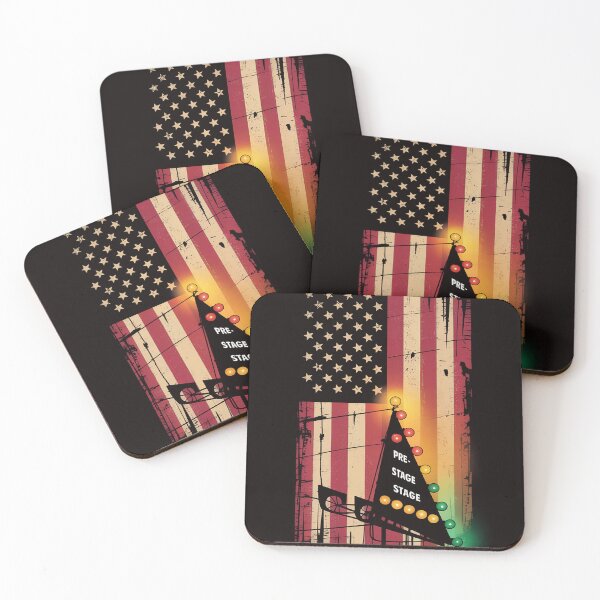 Item preview, Drag Racing Race Car American Flag designed and sold by RONALPARAD.