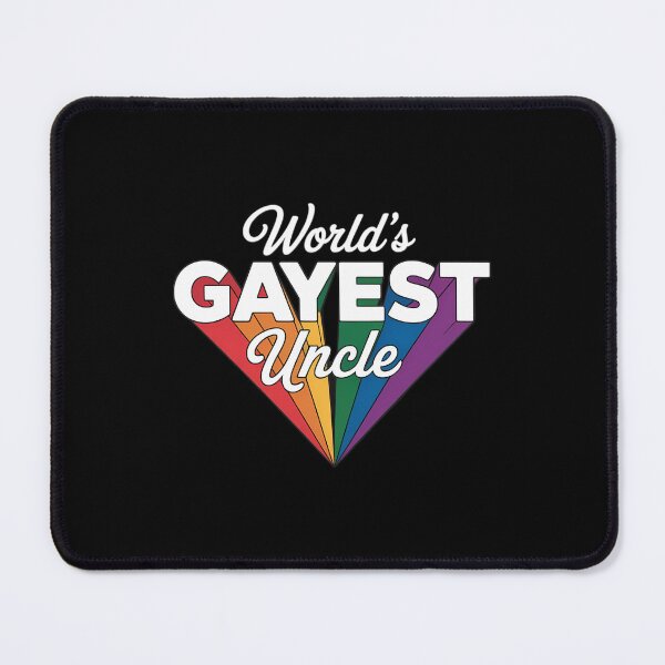 Item preview, World's Gayest Uncle LGBT Pride Guncle - Proud Gay Uncle designed and sold by Morphologiona.