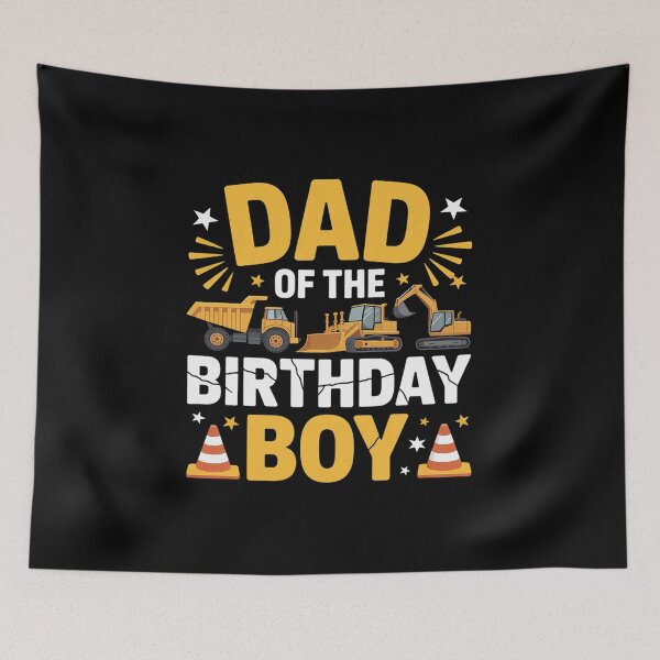 Item preview, Dad of The Birthday Boy Construction Theme Matching designed and sold by RonnasJackson.