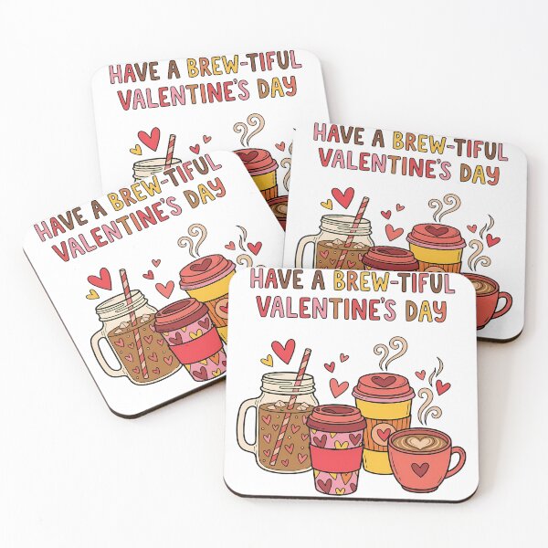 Item preview, Have a Brew-tiful Valentine’s Day – Coffee Valentine Illustration designed and sold by Lulunza.