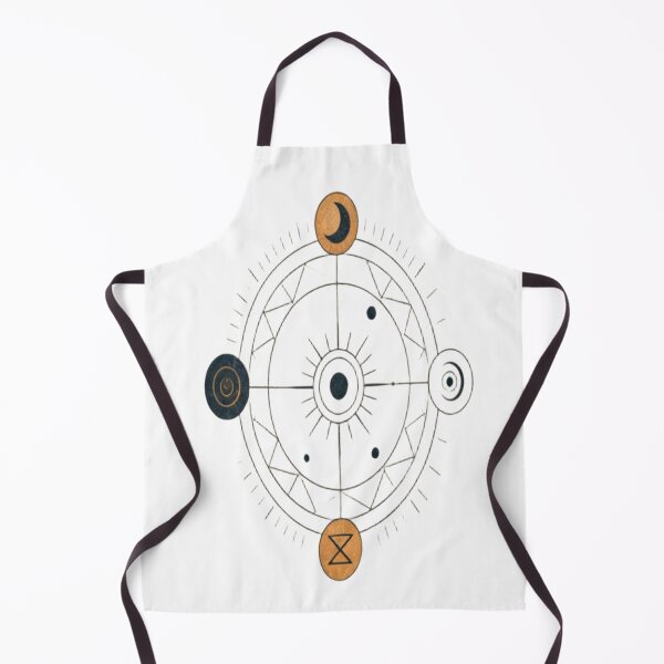 Item preview, Celestial Mandala – Mystical Symbols in Circular Alignment on Parchment designed and sold by Cristhian Almanza.