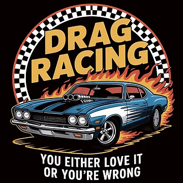 Artwork thumbnail, Drag Racing for Race Drivers Bracket Racing Fans by RONALPARAD