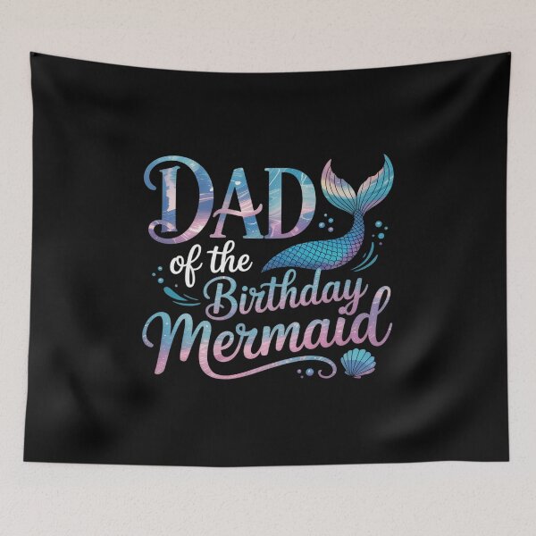 Item preview, Dad of The Birthday Mermaid Family Matching Father Dad Papa designed and sold by RonnasJackson.