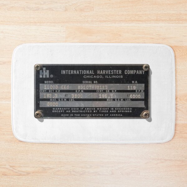 Item preview, International Harvester Build Plate with Shadow designed and sold by TeesbyAharon.