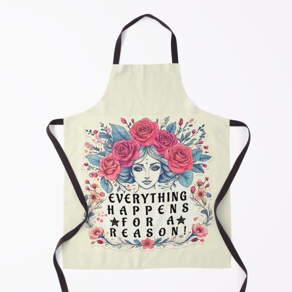 Item preview, Motivational quote "EVERYTHING HAPPENS FOR A REASON!" designed and sold by Giulivo Store Graphic.