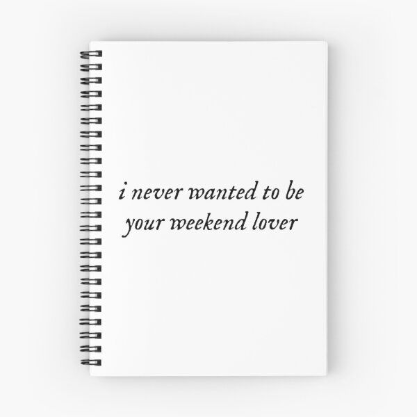Item preview, i never wanted to be your weekend lover purple rain lyrics designed and sold by Kyna Arts.