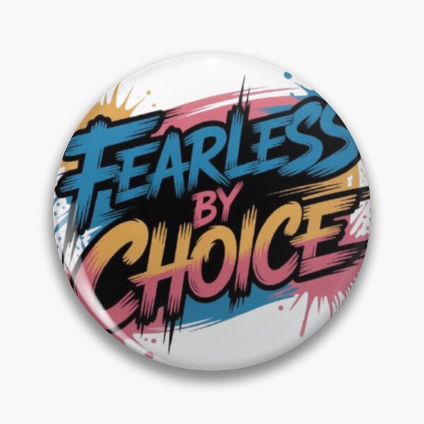 Item preview, Fearless by Choice – Bold Mindset Streetwear Design designed and sold by NewUSShop.
