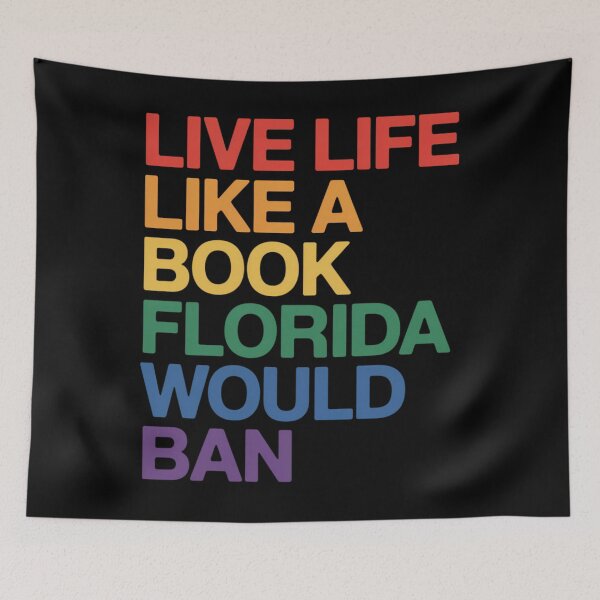 Item preview, Live Like Book in Florida. LGBTQ Rainbow, LGBTQIA Pride designed and sold by JonathalIngham.