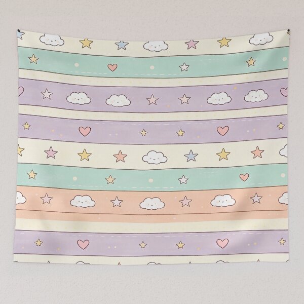 Item preview, A whimsical array of pastel stripes  designed and sold by Boundless PixelForge.