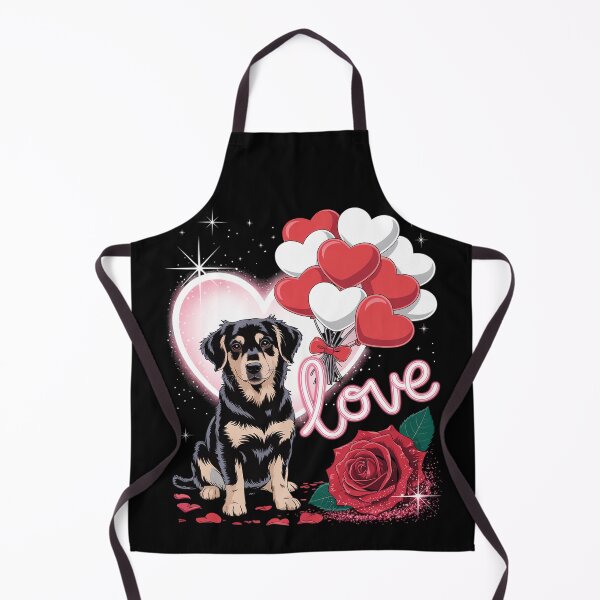 Item preview, Golden Retriever Cute Balloon Heart Valentine's Day Valentine designed and sold by RonnasJackson.