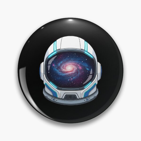 Item preview, Galaxy Astronaut Helmet – Surreal Sci-Fi Space Illustration designed and sold by Misticpanda.