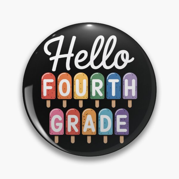 Item preview, Hello Fourth Grade First Day Cute Back To School designed and sold by JenniferHoust64.