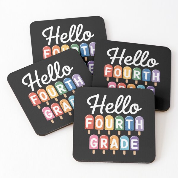 Item preview, Hello Fourth Grade First Day Cute Back To School designed and sold by JenniferHoust64.