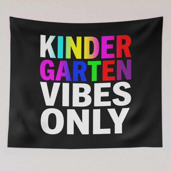 Item preview, Hello Kindergarten First Day Of Kindergarten Vibes Only Kind designed and sold by JenniferHoust64.