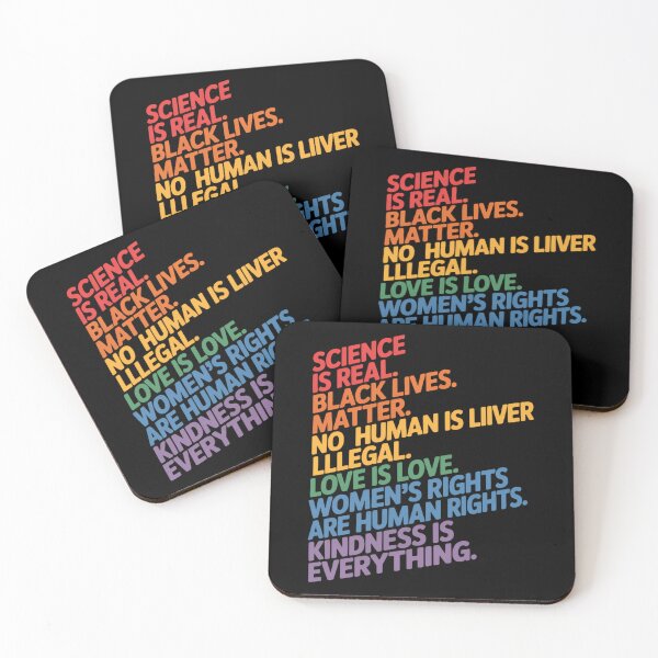 Item preview, Science is Real Black Lives Matter Rainbow LGBT Pride designed and sold by JonathalIngham.