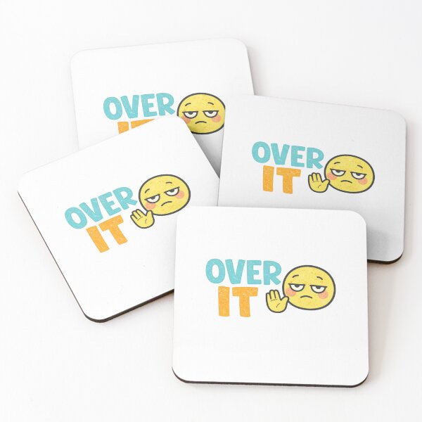 Item preview, Over It – Funny Relatable Meme Design designed and sold by Ramiilustraciones.