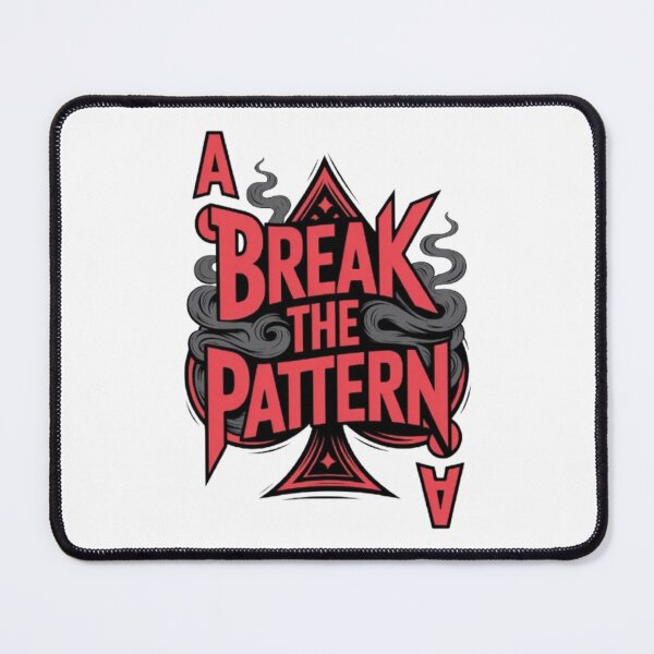 Item preview, Break the Pattern – Bold Mindset Statement Streetwear Design designed and sold by NewUSShop.