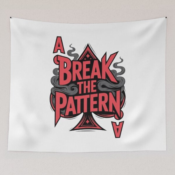 Item preview, Break the Pattern – Bold Mindset Statement Streetwear Design designed and sold by NewUSShop.