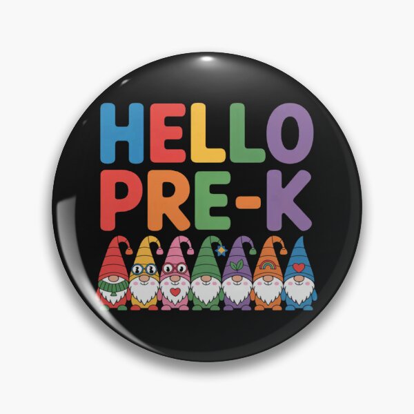 Item preview, Hello Pre-K Teacher Student Back To School Gnomes designed and sold by JenniferHoust64.