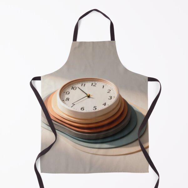 Item preview, Fluid Time – Abstract Clock on Layered Shapes and Shadows designed and sold by Cristhian Almanza.