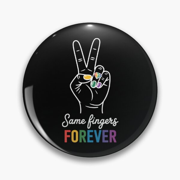 Item preview, Same Fingers Forever Lesbian Wedding 2026 Lesbian LGBT designed and sold by JonathalIngham.