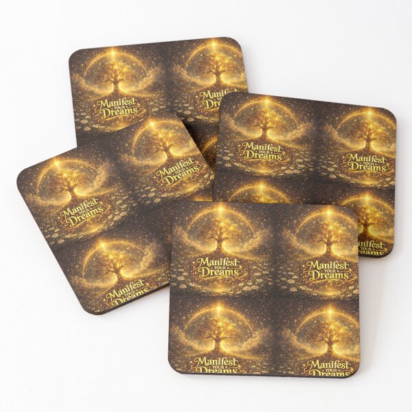 Item preview, Manifest Your Dreams – Golden Tree of Life Inspirational Art designed and sold by Clairova.