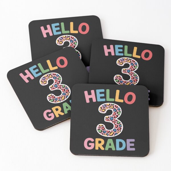 Item preview, Hello Third Grade Happy First Day of School Back to School designed and sold by JenniferHoust64.