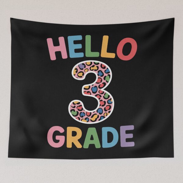 Item preview, Hello Third Grade Happy First Day of School Back to School designed and sold by JenniferHoust64.